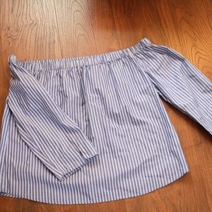 SALE NWT Large Velvet Heart Off Shoulder Top